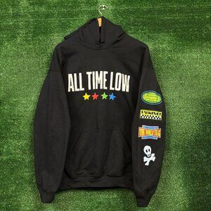 All Time Low Everyone's Talking Rock Band Hoodie Size Large